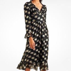 STINE GOYA William Dress Lurex Dots Chiffon size Small